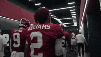 a football player with the name williams on the back of his shirt