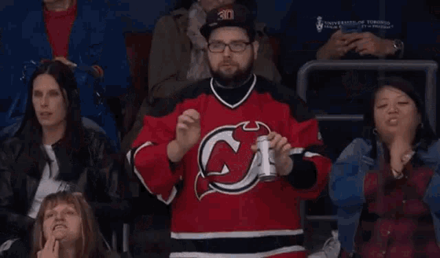 New Jersey Devils Fan GIF - New Jersey Devils Fan Dancing GIFs