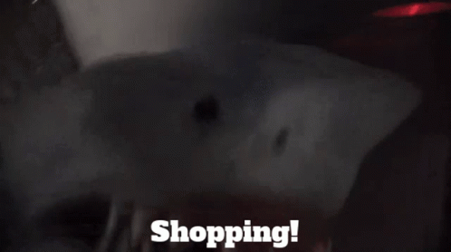 Shark Puppet Shopping GIF - Shark Puppet Shopping In A Rush GIFs
