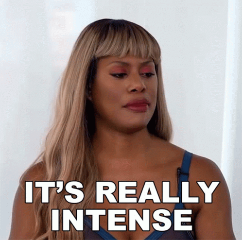 Its Really Intense Laverne Cox GIF - Its Really Intense Laverne Cox Its So Extreme GIFs
