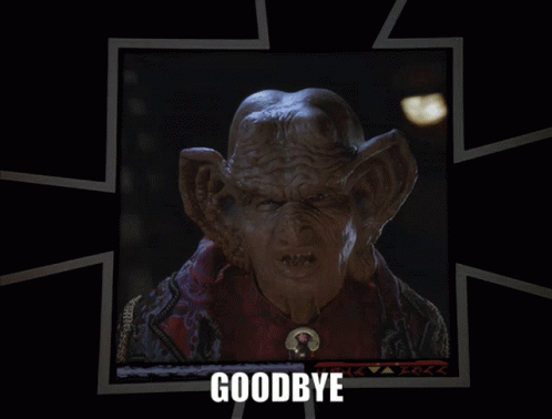 Goodbye Star Trek GIF - Goodbye Star Trek Deep Space Nine GIFs
