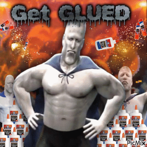 Glue Glue Man GIF - Glue Glue Man Wrestling GIFs
