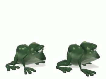 Frog Leap Frog GIF