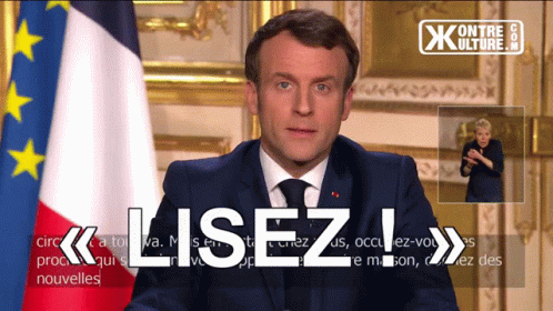 Emmanuel Macron Lisez GIF - Emmanuel Macron Lisez Kontre Kulture GIFs