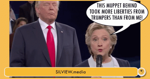 Sil View Trump GIF - Sil View Trump Hilary Clinton GIFs