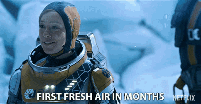 First Fresh Air In Months Crisp Fresh Air GIF