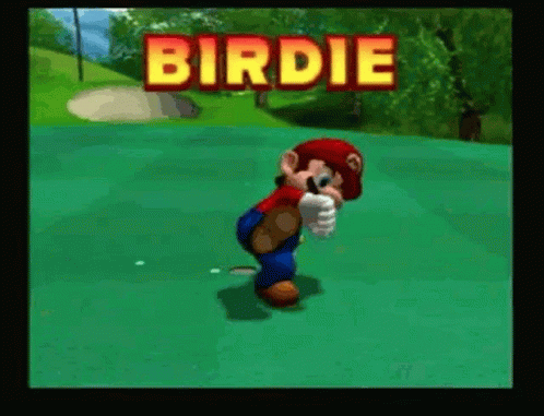 Mario Golf Birdie GIF