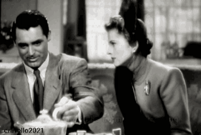Cary Grant Get A Job GIF - Cary Grant Get A Job Joan Fontaine GIFs