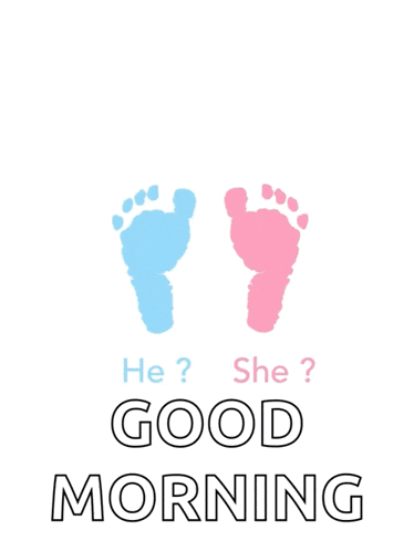 a sign that says it 's a boy good morning