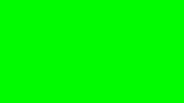 an anime girl is dancing on a green screen .