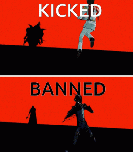 Kicked Banned GIF
