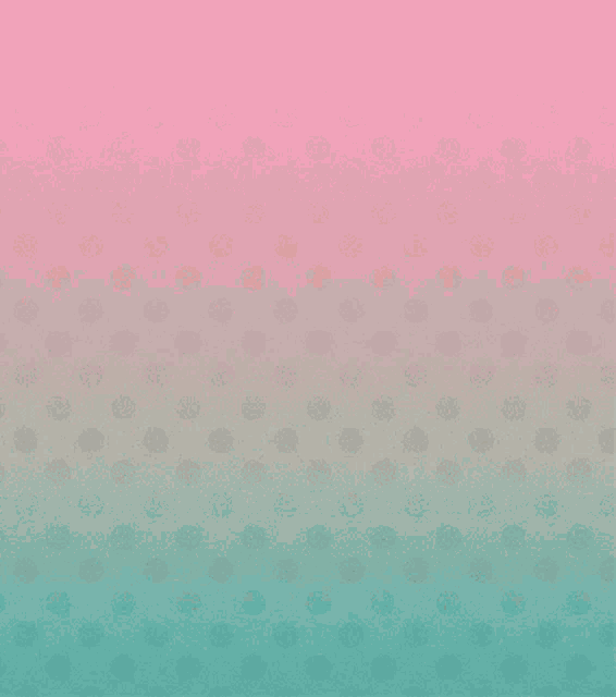 a cartoon drawing of a fox on a pink and blue background