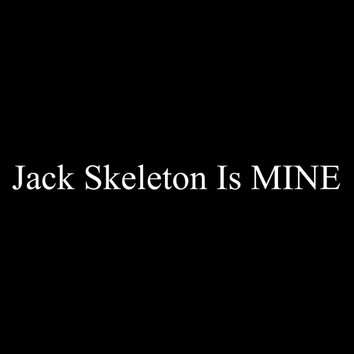 a cartoon character with blue hair holds a skull in front of his face