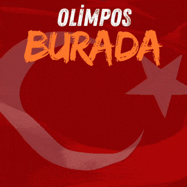 a poster for olimpos burada has a group of warriors on it