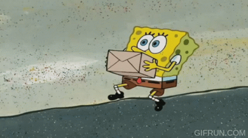 Spongebob Package GIF - Spongebob Package Sprint GIFs