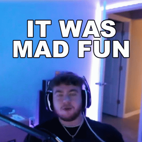 It Was Mad Fun To Play Superevan GIF - It Was Mad Fun To Play Superevan Gamer GIFs