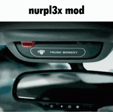 a picture of a trunk monkey with the words nurpl3x mod below it