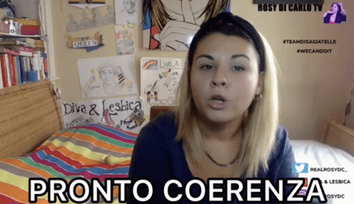 Coerenza Rosy Di Carlo GIF - Coerenza Rosy Di Carlo Diva E Lesbica GIFs