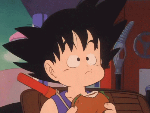 Kid Goku Eating GIF - Kid Goku Eating Dragon Ball GIFs