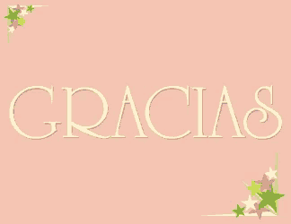 a pink background with the words sinceramente gracias written on it