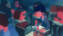 Anime Sleepy GIF - Anime Sleepy Math Class Be Like GIFs
