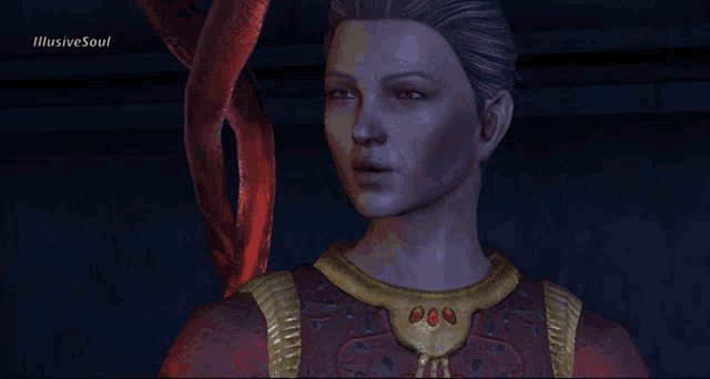a screenshot of a video game with the words illusive soul on the bottom
