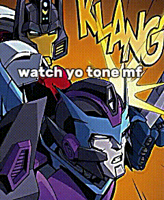a cartoon of a robot with the words " watch yo tone mf " on the bottom