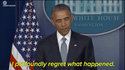 Obama GIF - Barack Obama President Obama I Profoundly Regret What Hapened GIFs