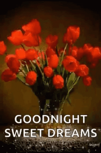 Good Night Sweet Dreams GIF - Good Night Sweet Dreams Roses GIFs