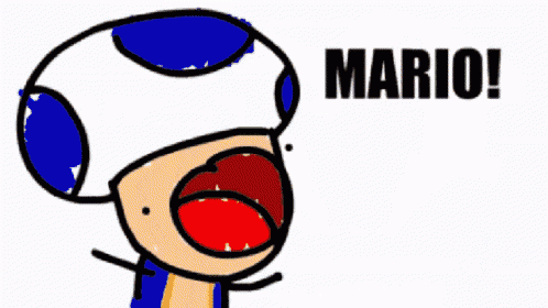 a cartoon of a man wearing a red hat with the letter m on it says " whicha way dey go "