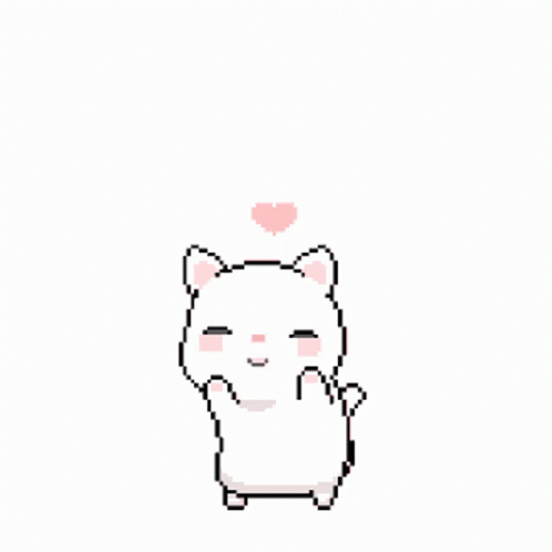 Heart Cat GIF - Heart Cat Kitty GIFs