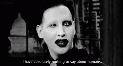 Marilyn Manson Nothing To Say About Humans GIF - Marilyn Manson Nothing To Say About Humans GIFs