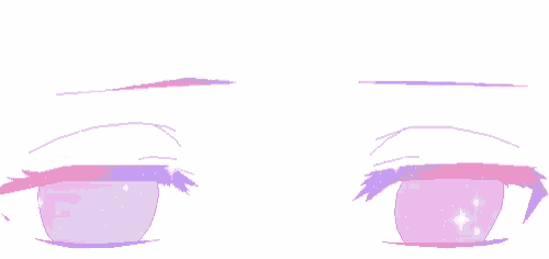 a close up of a person 's eyes with pink and purple reflections