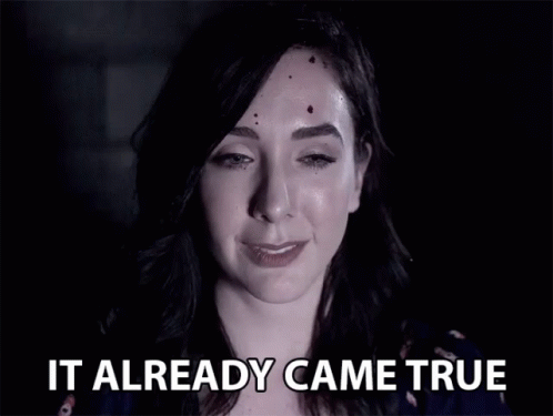 It Already Came True Blood Dripping GIF - It Already Came True Blood Dripping Prediction GIFs