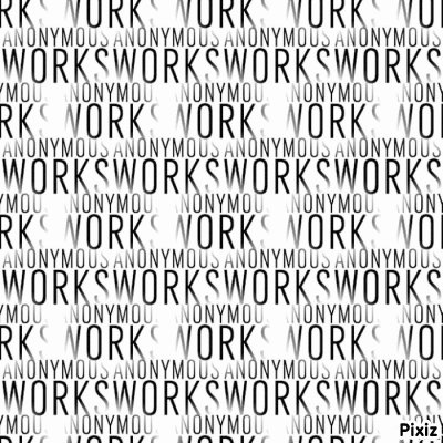 a seamless pattern of the word work on a white background .