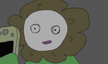 a drawing of a cartoon character with a mask on his face and a green hat .