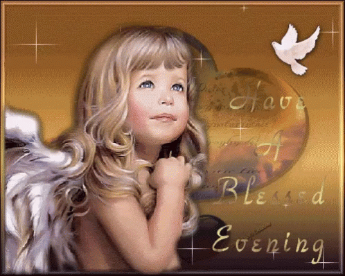 Have A Blessed Evening Angel GIF - Have A Blessed Evening Angel GIFs