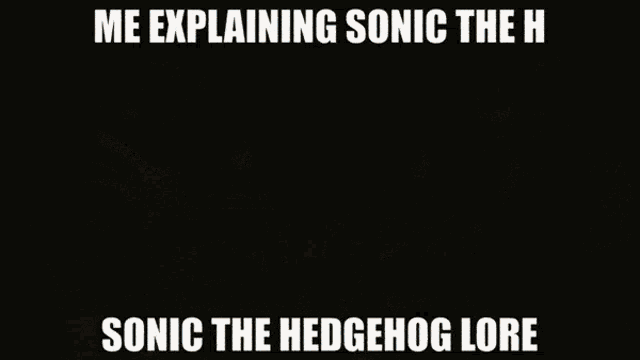 two men are sitting in a car and one of them is explaining sonic the hedgehog lore