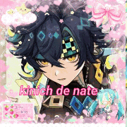 a picture of a anime character with the name kinich de nate