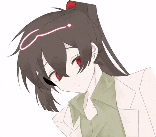 a drawing of a girl making a funny face
