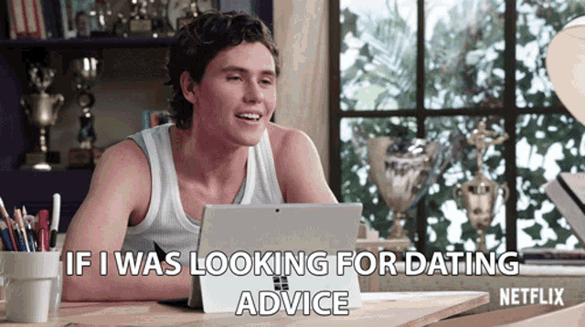 If I Was Looking For Dating Advice Youd Be The Last Person Id Ask Finn Roberts GIF - If I Was Looking For Dating Advice Youd Be The Last Person Id Ask Finn Roberts Alex Woods GIFs