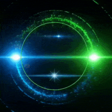a green and blue circle with welc ever written in red