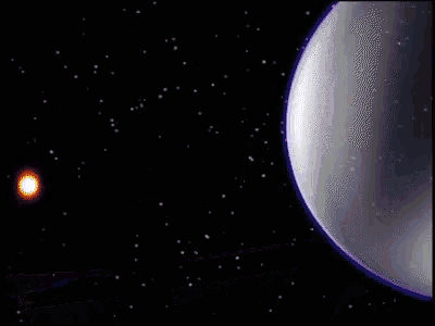 an artist 's impression of a planet in space