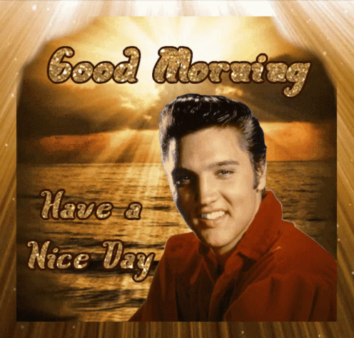 Elvis Presley Good Morning Gm Bronsolo Tv Bronsolotv Ryan GIF
