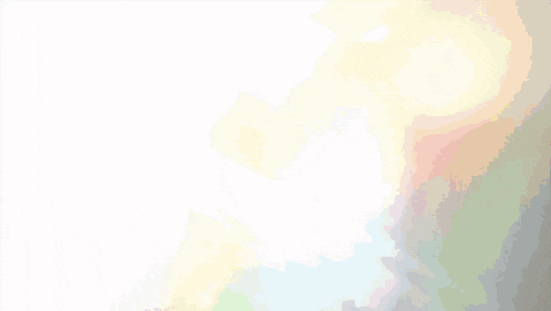 the sun is shining through the clouds in a colorful painting