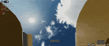 a screenshot of a video game with a first person view
