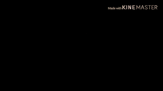a cartoon of a girl laying down with the words made with kinemaster in the bottom right corner