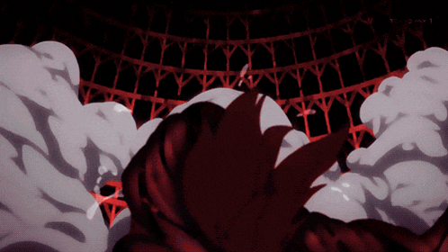 a tokyo mx logo can be seen in the corner of a dark room