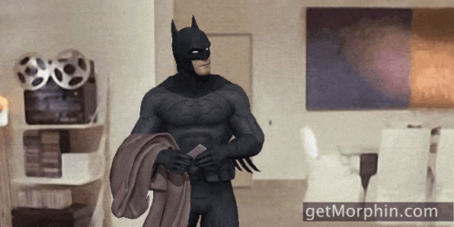 Travolta Batman GIF