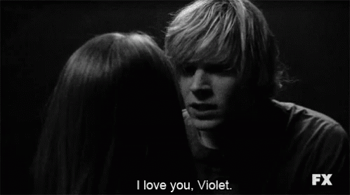 American Horror Story Violet GIF - American Horror Story Violet I Love You GIFs